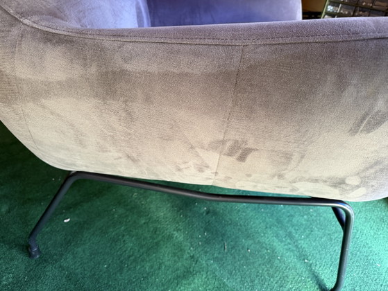 Image 1 of 2 Designer-Sessel aus Samt von Goossens