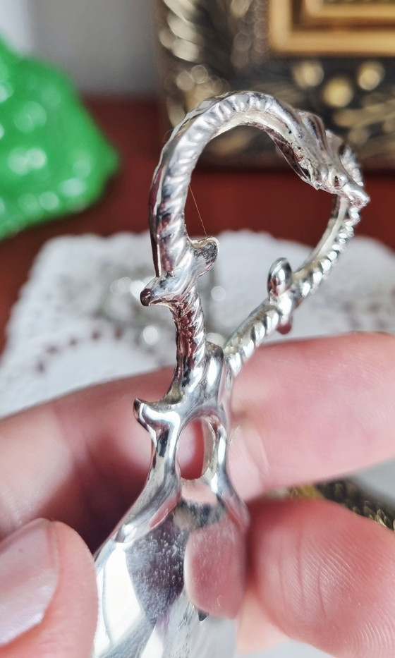 Ensemble de 6 cuillères à huîtres/amuse-bouche vintage – Couverts, Metal (photo 9 of 15)