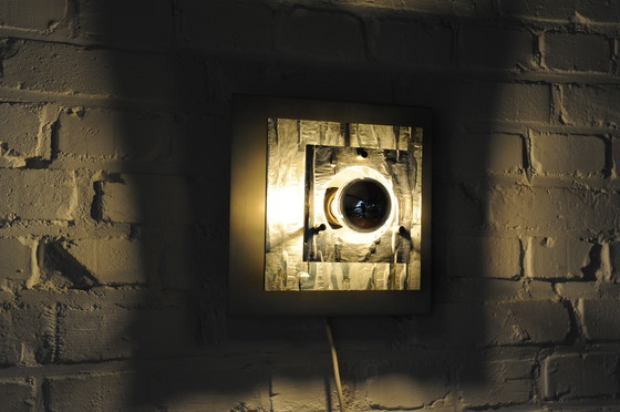 Image 1 of Aluminium 70S Brutalist Wandlamp