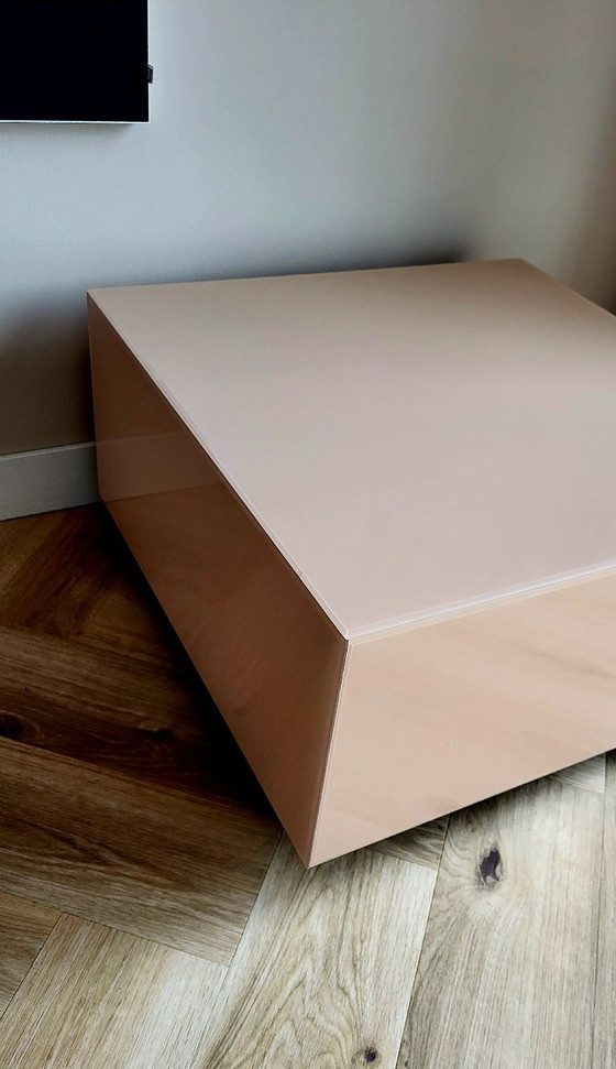 HKliving Mirror Block Table Cream/Nude (60x60x35) – Tavolini da caffè, Vetro, MDF (photo 3 of 9)