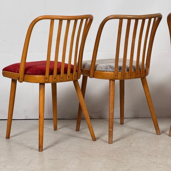 Image 1 of Jitona Tsjechoslowaakse eetkamerstoelen, jaren 60 – set van 4