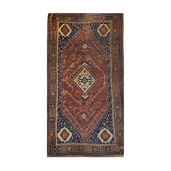 Image 1 of Antigua Alfombra Persa, Estilo Feraghan, S. Xix – Irán – 305 X 155