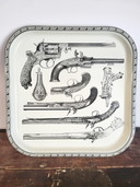 Metal Serving Bowl, Piero Fornasetti, Italy, 1960