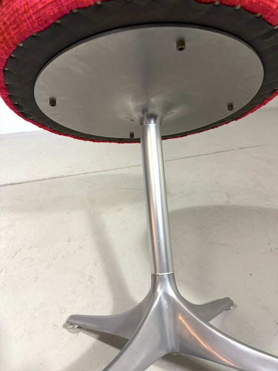 Image 1 of Cor taburete de aluminio hocker 1970,s