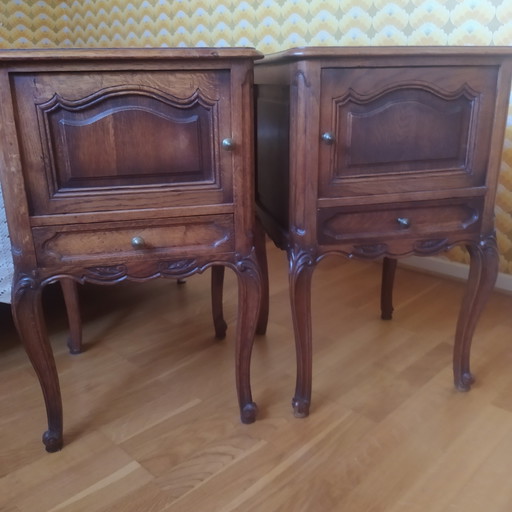 2 nachtkastjes Louis XV