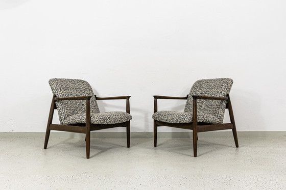 Image 1 of Paire de fauteuils vintage d'Edmund Homa, Pologne, années 1960