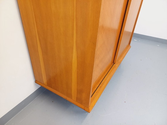 Image 1 of Vintage oak wardrobe from the 1960s