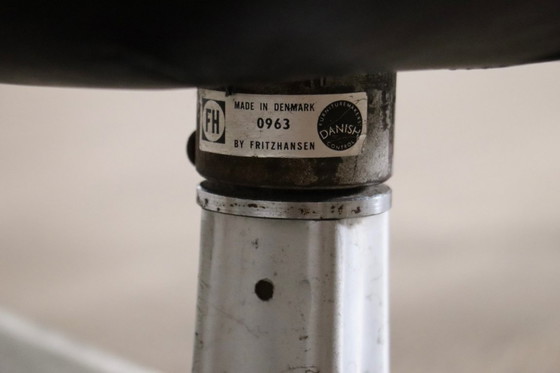 Image 1 of Early Arne Jacobsen “Egg” Chair with Ottoman for Fritz Hansen, Denmark 1963