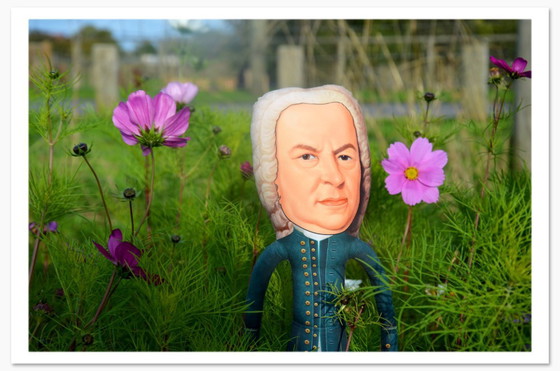 Image 1 of Bach-cadeau | Johann Sebastian Bach | Componist kunstpop | Klassieke muziekdecoratie | Cadeau voor muziekleraar