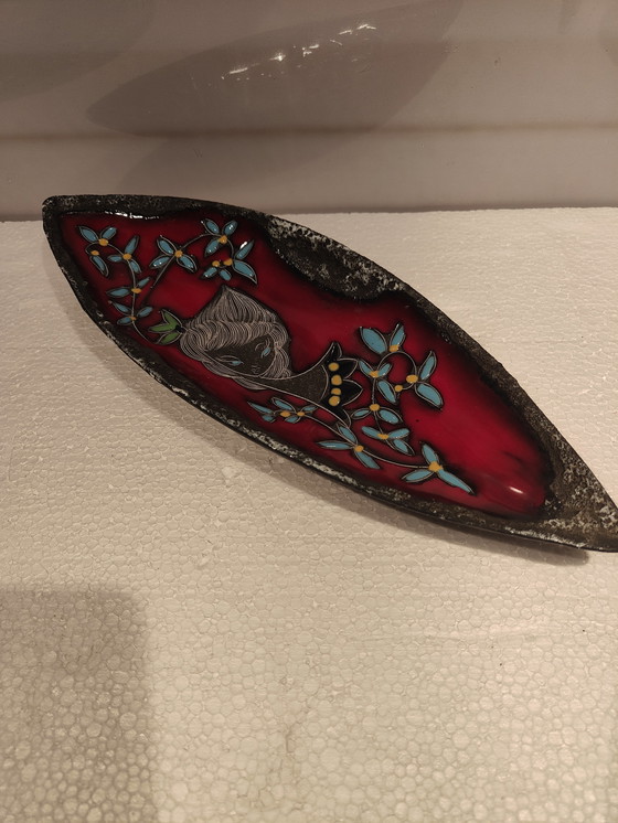 Image 1 of Large Ceramica San Marino Wall Plate Italy