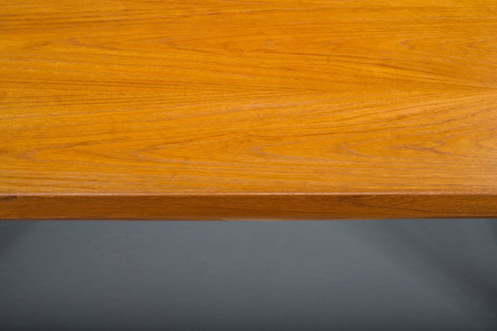 Image 1 of Schwedischer freistehender Architektenschreibtisch aus Teakholz, 1960er Jahre