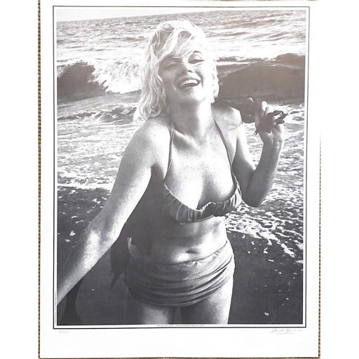 Vintage-Fotolithografie "Feelin the surf" von George Barris, 1962er Jahre