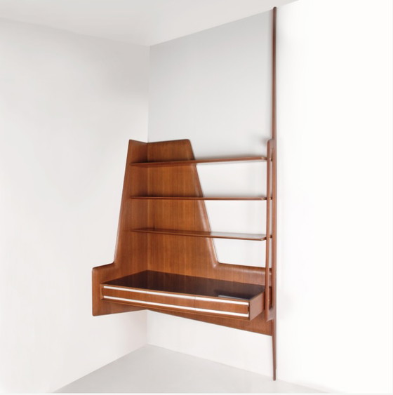 Image 1 of Vittorio Dassi desk wall unit for Mobili Cantù - Italy, circa 1950