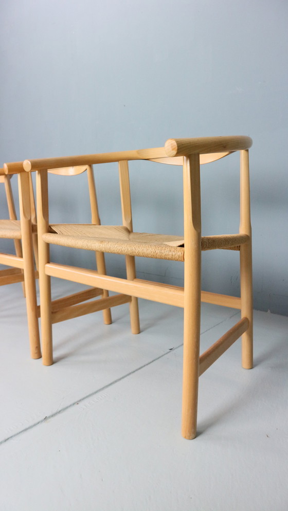 Image 1 of Set of four vintage First Chair PP201 by Hans J Wegner for Pp Furniture, Denmark