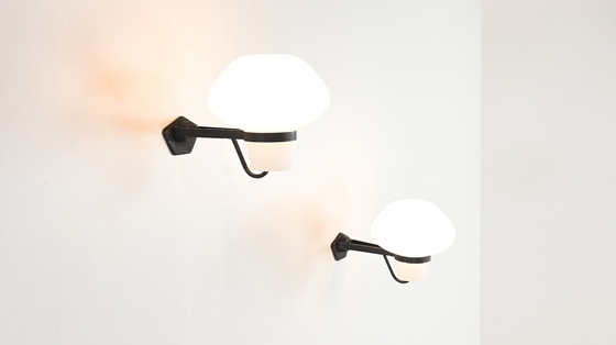 Image 1 of 4X Erik Gunnar Asplund, “GA9” Wall Lights for ASEA, Sweden 1940s