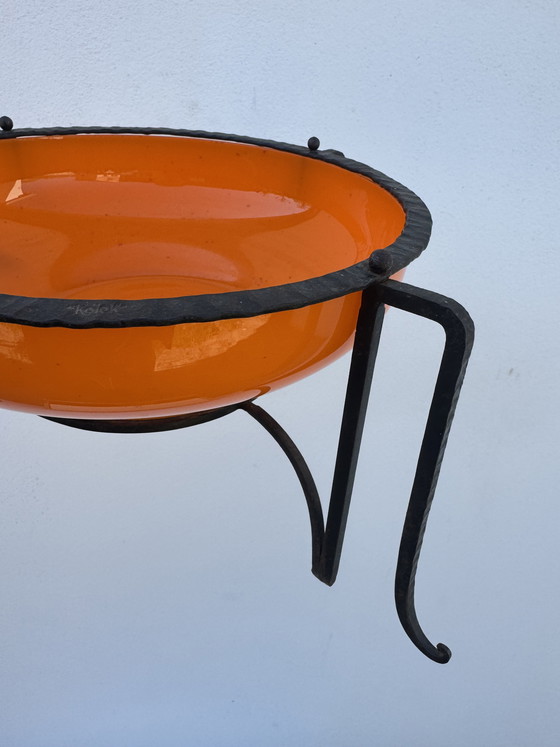 Image 1 of Ciotola con piedistallo in stile Art Déco KOLEK