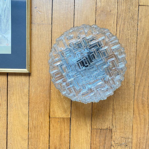 Lampada da parete o da soffitto in vetro a oblò minimalista