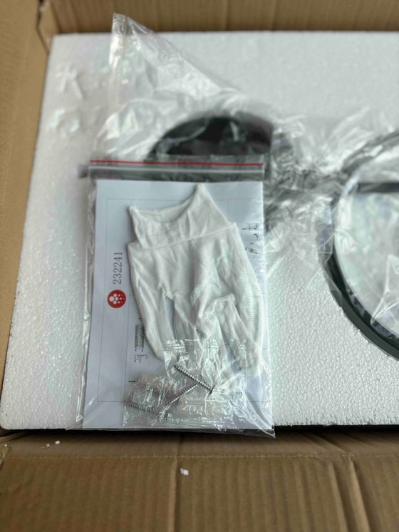 Image 1 of Kosilamp - Large Black Graphic LED Wall Lamp - SARETTI