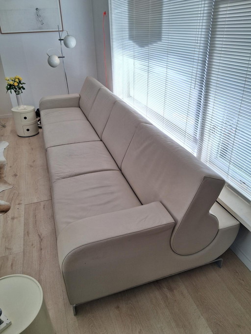 Leolux B-flat large leather designer sofa