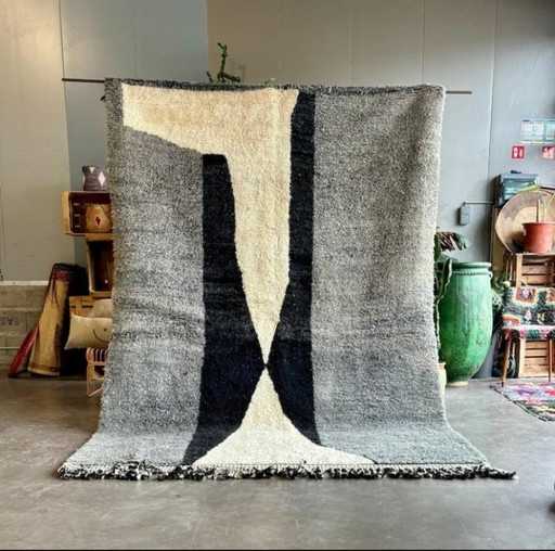 Marokkanischer handgefertigter Teppich & Läufer aus Wolle 200/300cm