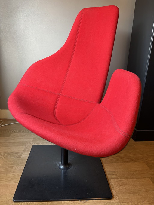Fauteuil Moroso Fjord relaxé (textiel)