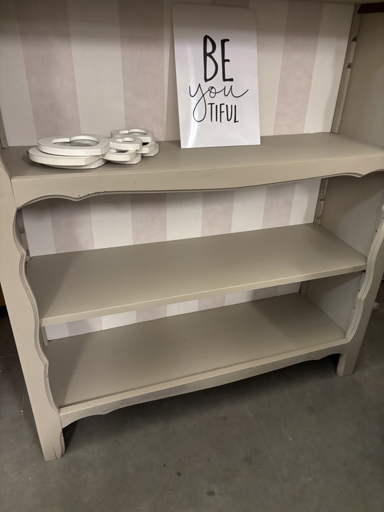 Vintage Brocante Boekenkast / Kast – Boekenkasten, Wood (photo 5 of 5)