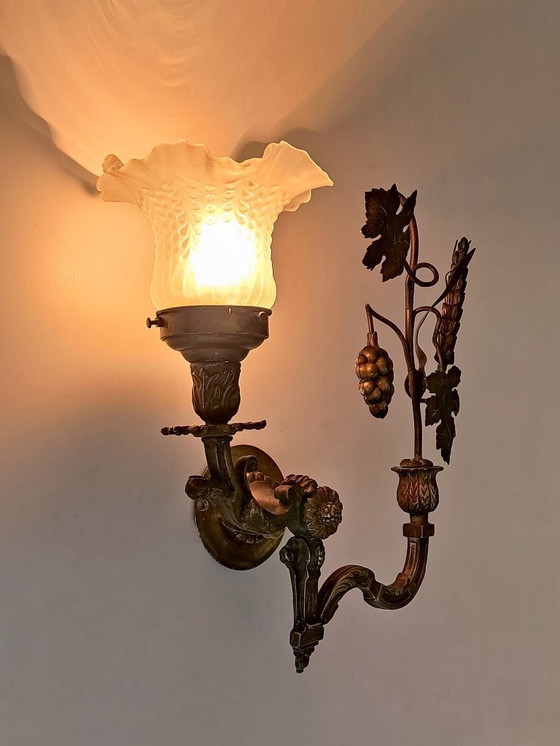 Image 1 of Art Nouveau wall lamp Jugendstil