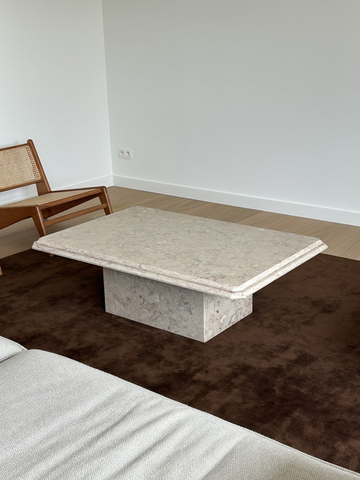 Vintage Marble Coffee Table, Italy 1980s