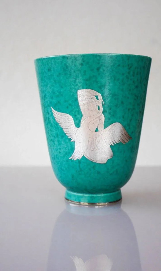 Image 1 of Argenta vase by Wilhelm Kåge for Gustavsberg, 1930s
