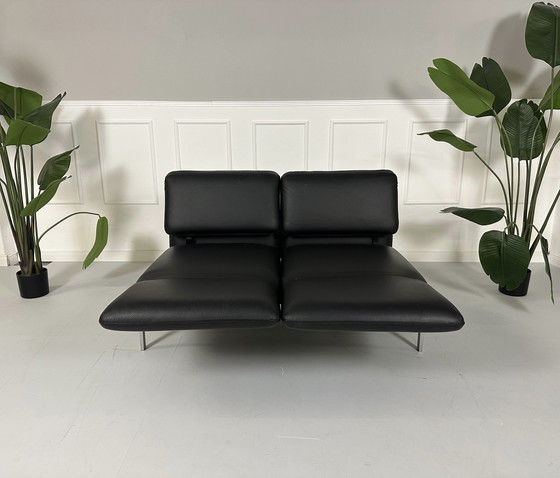 Image 1 of Brühl Roro Sofa Small leather sofa bed