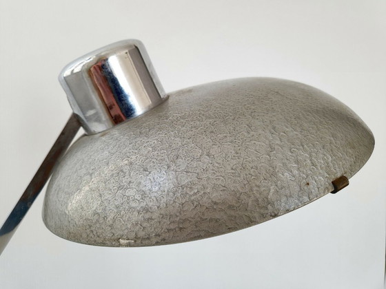 Image 1 of AUTHENTIQUE LAMPE INDUSTRIELLE D'ATELIER TELESCOPIQUE SOLR SOLERE 1950 VINTAGE