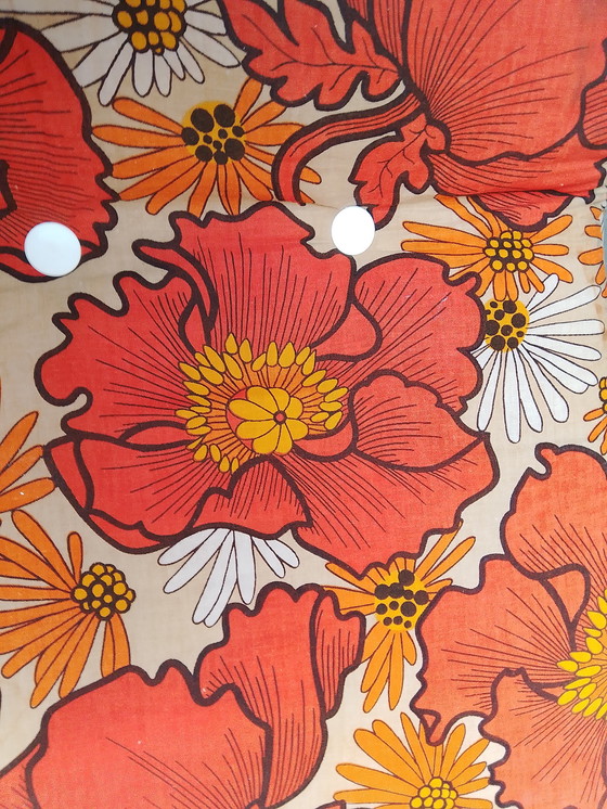 Image 1 of Vintage 70s folding chaise longue/deckchair