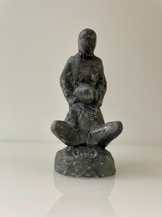 Escultura de Tony van de Vorst ‘Kinderen’ – 1989 – Stone (photo 10 of 15)