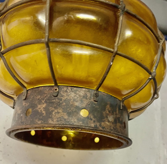 Image 1 of Antike Schiffslaterne 1800