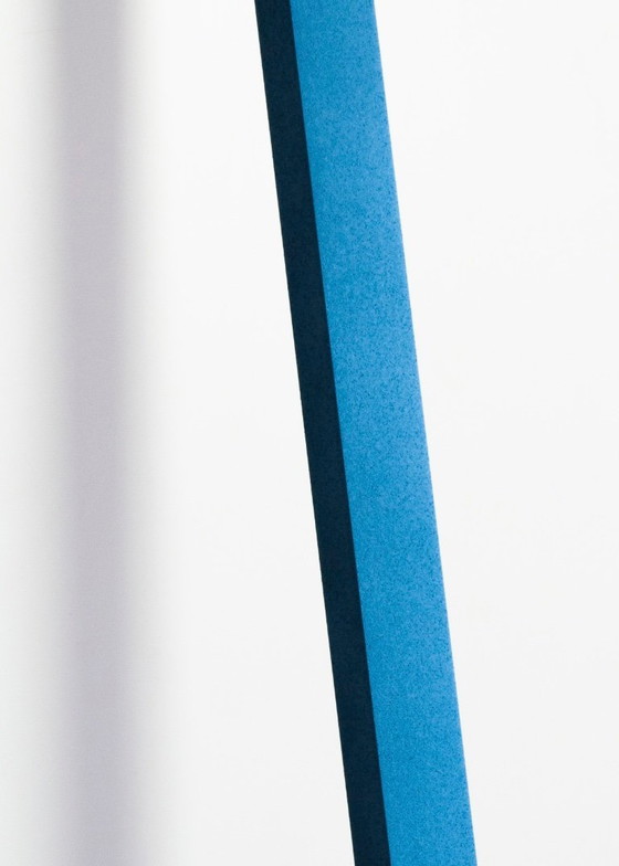 Image 1 of Cornice — Minimalist Floor Light Sculpture in Matte Blue