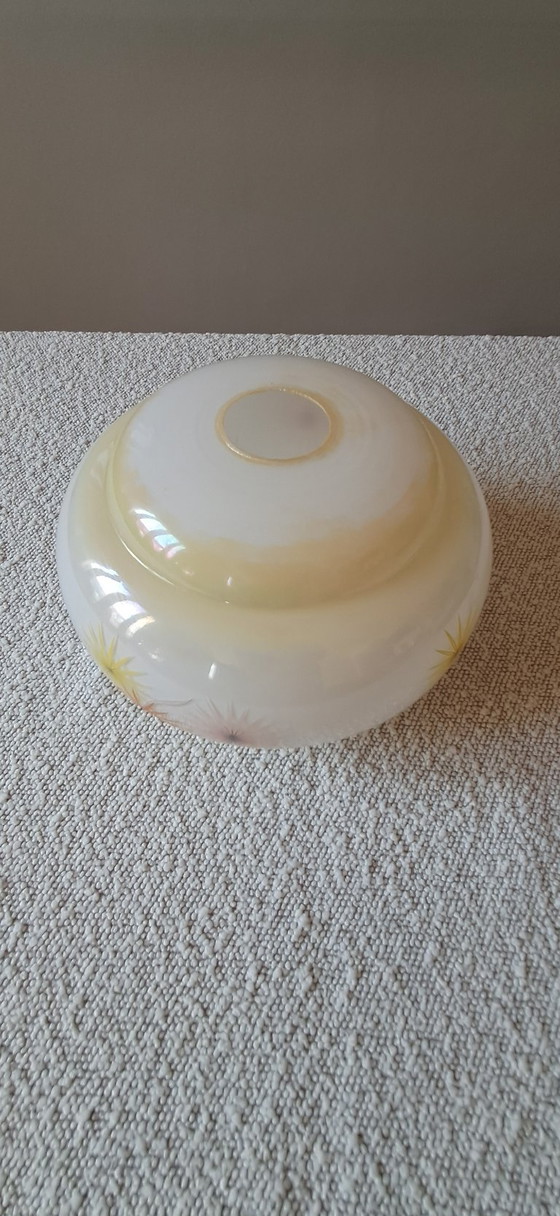 Opalglas-Kugel aus den 70ern – Pendelleuchten (photo 7 of 7)