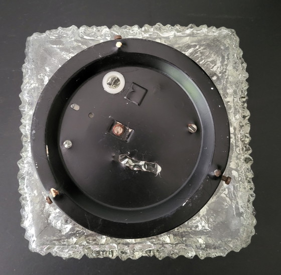 Image 1 of Vintage flower ceiling light from the 1970s.