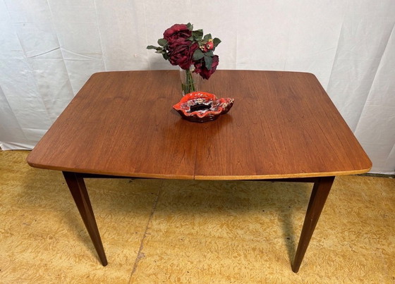 Image 1 of Mid-Century Retro Vintage Teak Extending Dining Table by Elliots of Newbury,1960  Danishlegant dining table by Elliots of Newbu
