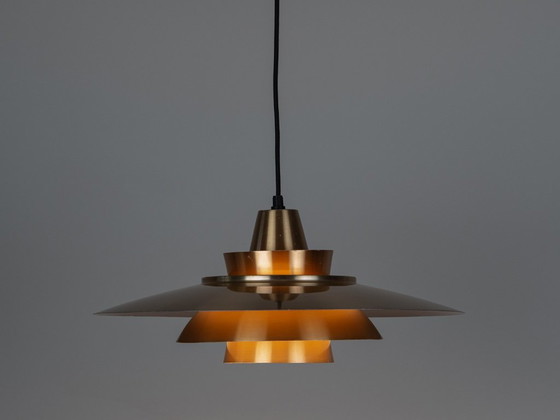 Coppia di 2 lampade a sospensione vintage danesi Superlight di David Mogensen – Alluminio (photo 3 of 18)