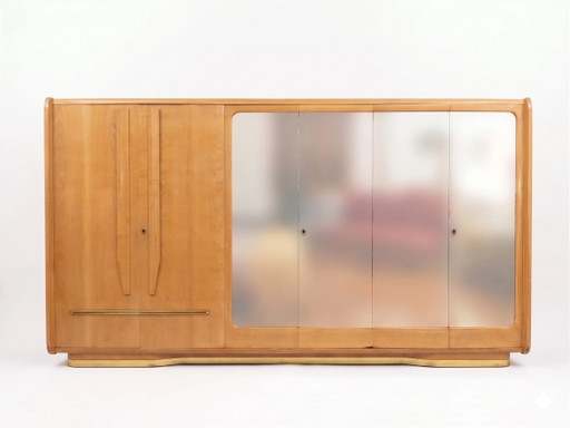 Vittorio Dassi Kleiderschrank, moderne Möbel, La Permanente Cantù