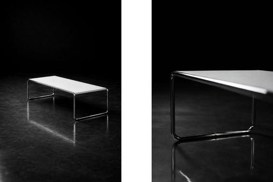 Image 1 of Vintage Mid-Century Italian Modern Laccio Kiga Low Coffee Table by Marcel Breuer for Gavina, 1960s