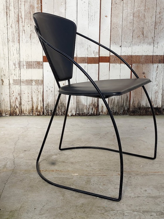 Image 1 of Set of 2 vintage "Linda" chairs - Arrben Italy, 1980s