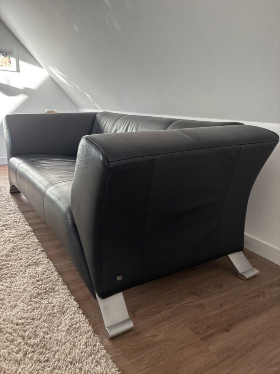Rolf Benz 322 Ledersofa schwarz 2,5 Sitzer – 2 Sitzer Sofas, Leather (photo 3 of 5)