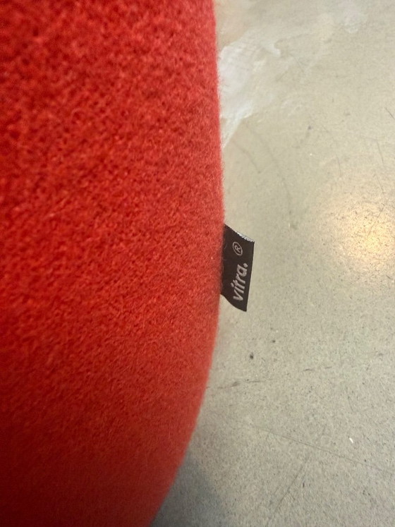 Rode Amoebe loungestoel met hoge rugleuning, ontworpen door Verner Panton voor Vitra. – Loveseats, Other (photo 6 of 6)