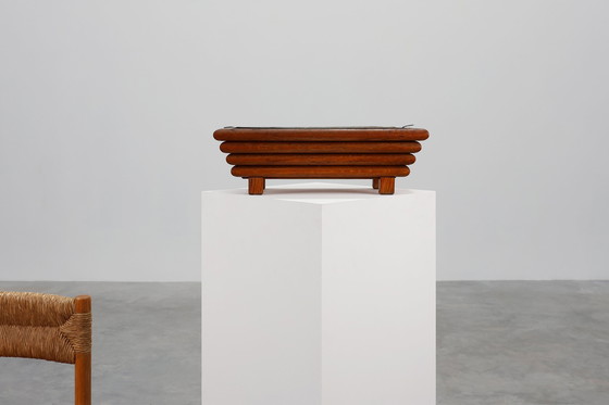 Image 1 of Jardinera Art Déco rectangular en madera, Francia 1920