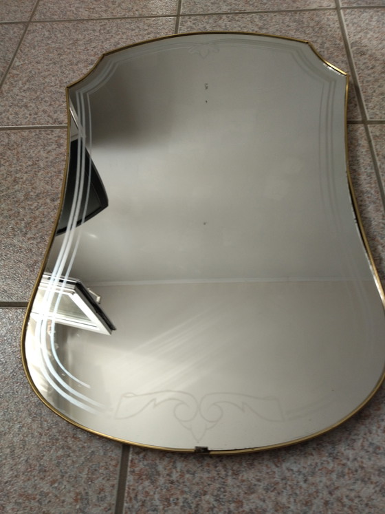 Image 1 of Antique-style wall mirror by Gio Ponti.