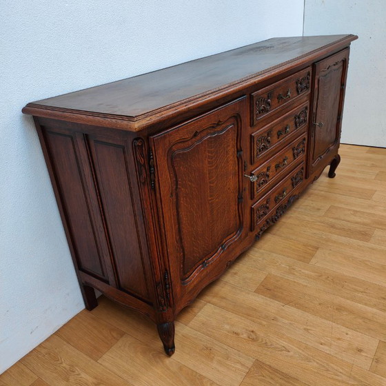 Image 1 of Vintage Louis XV wandkast buffetkast dressoir ladekast