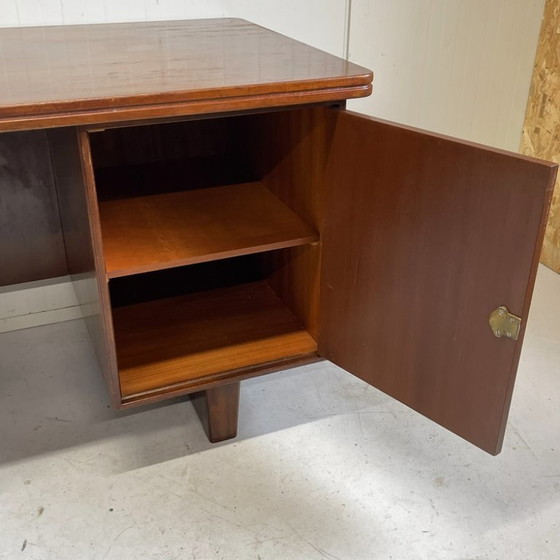 Image 1 of Vintage Formule Kemkes bureau `Moorsel` werkplek buro