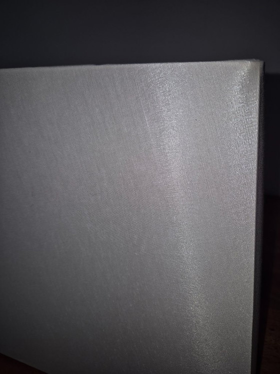 Image 1 of Pantalla de lámpara elegante de satén blanco