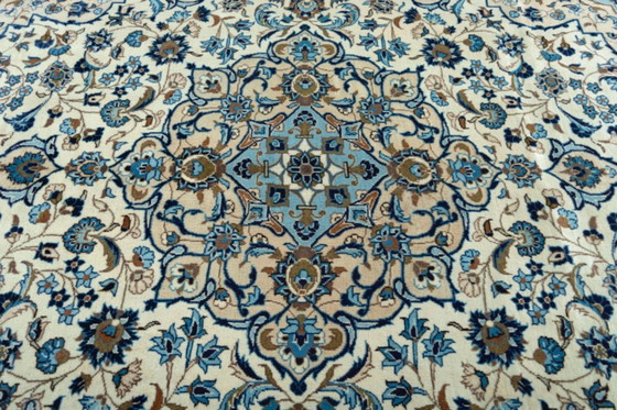 Image 1 of Handgeknüpfter Kashan Kork Orientteppich – 341 x 240 cm